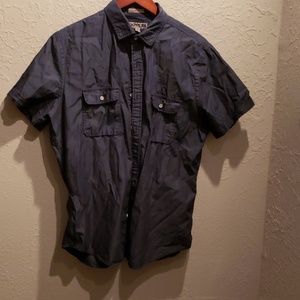 Express short sleeve button up